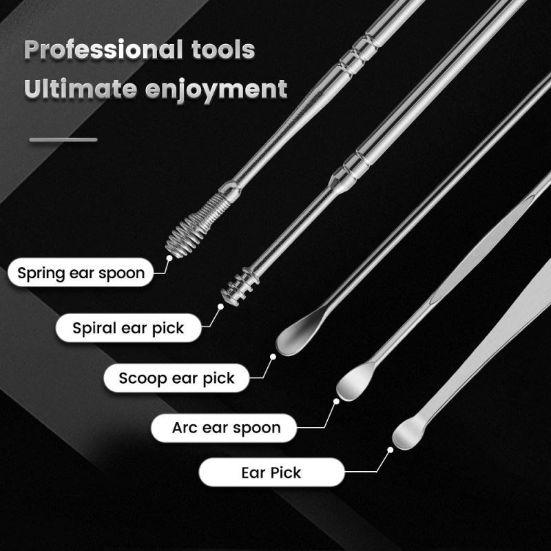 6Pcs Portable Ear Cleaner Set - Image 4
