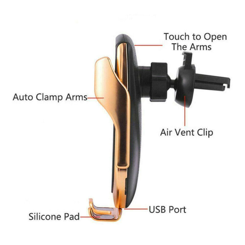 Car Wireless Charger Automatic Clamping Smart Sensor - Image 3