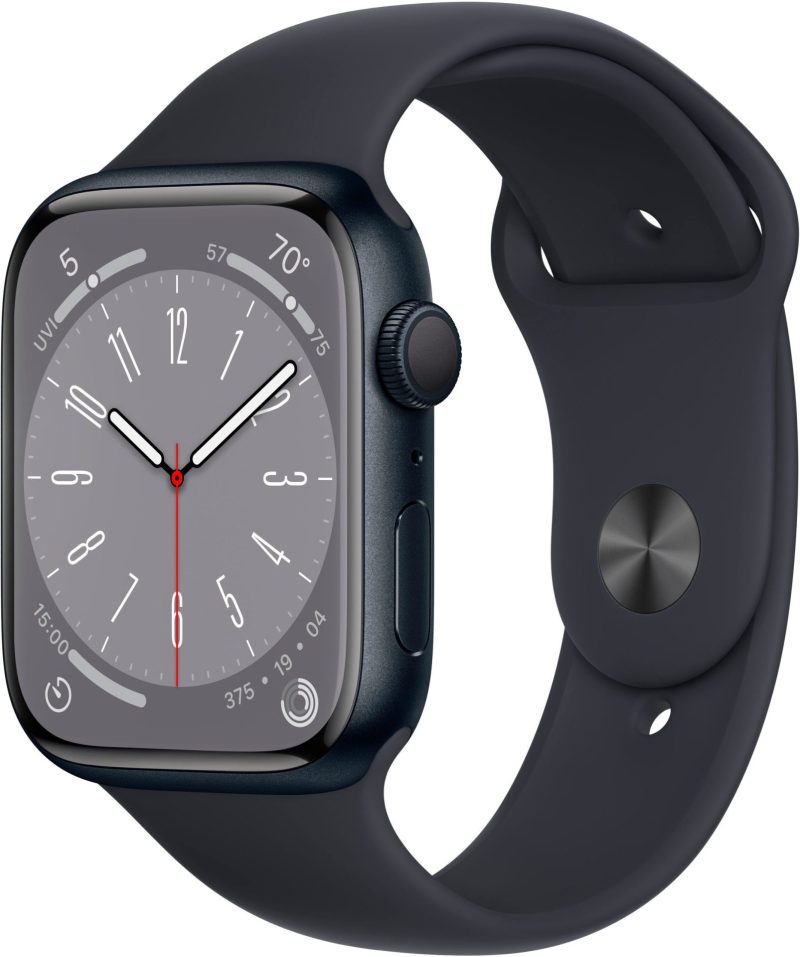 Apple Nike Watch Series 8 GPS Midnight Aluminum Case - Image 5