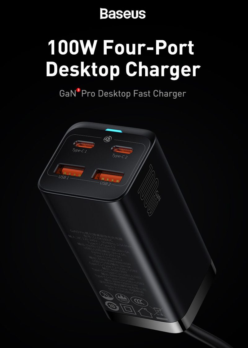 Baseus 100W GaN Charger Power Station - Image 4