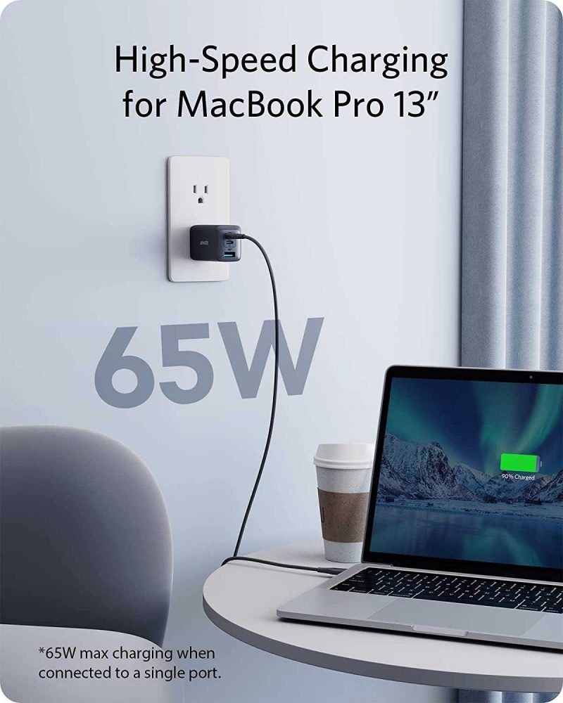 Anker Nano 65w Three Port Fast Charging Adapter - Image 4
