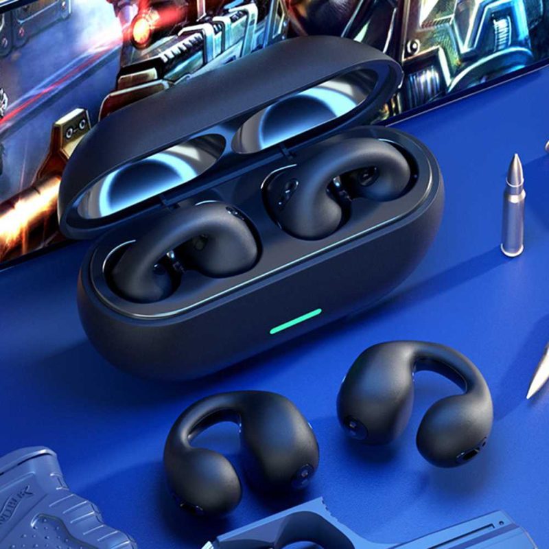 Bone Conduction Touch Control Ear Clip Earbuds - Image 5