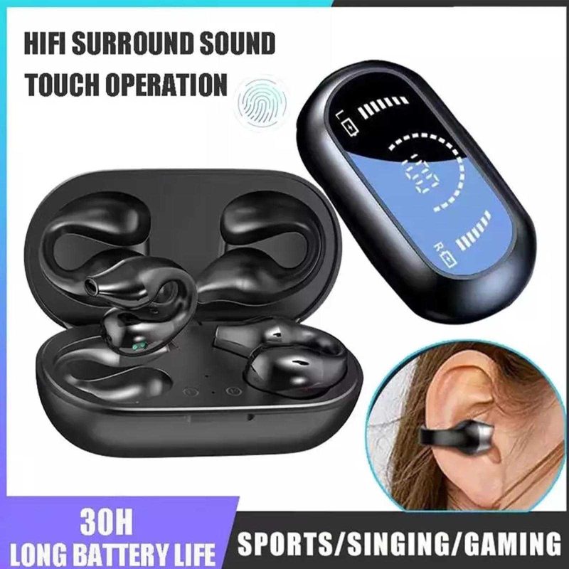 TWS Bone Conduction Wireless Earclip Earbuds - Image 5