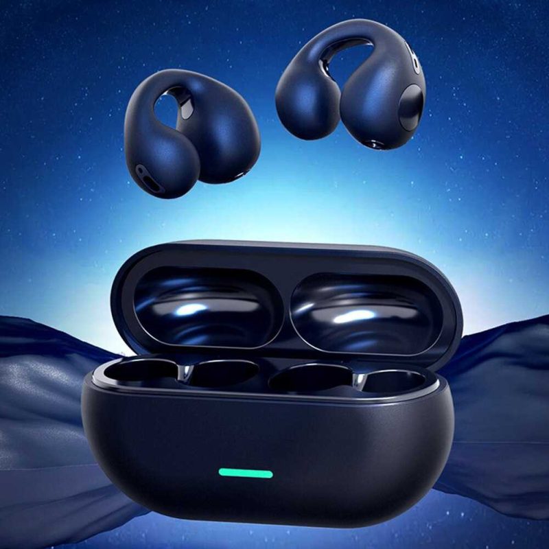 Bone Conduction Touch Control Ear Clip Earbuds - Image 6