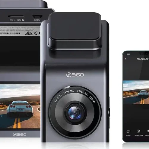 360 Dash Cam 24hr Motion Detection For Car